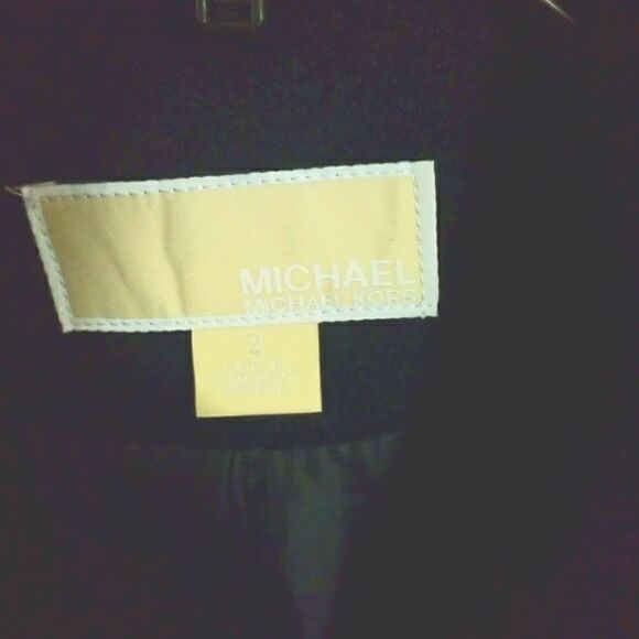 Michael Kors Zipper Asymmetrical Wool Coat - Picture 5 of 6